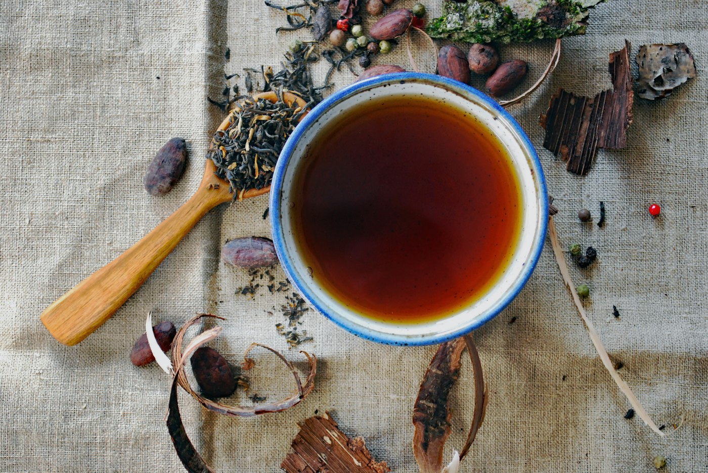 A comforting cup of tea on a homely table
